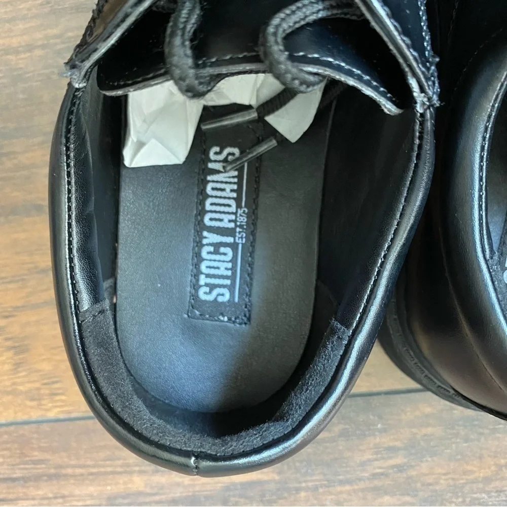 Stacy Adams Boys Dress Shoes, Black, Size 3M